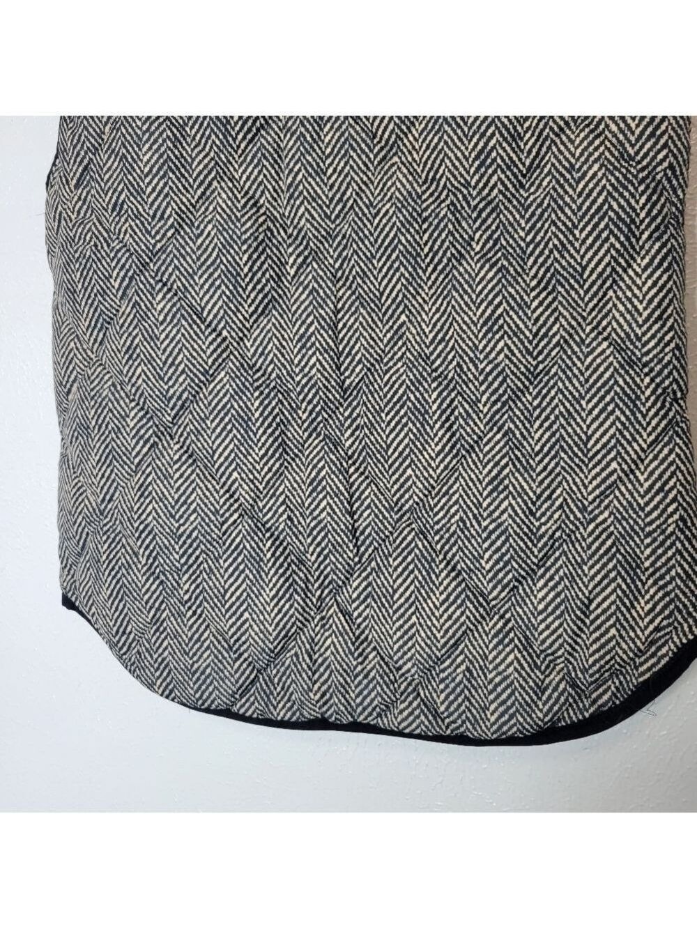 J. Crew Herringbone Zip Up Quilted Classic Vest Women's Size XSmall - Picture 15 of 16